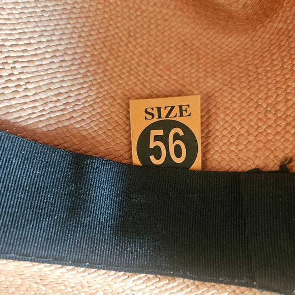 Montecristi Panama Hat – Genuine Handwoven Straw, Black Band, New - Picture 5 of 8